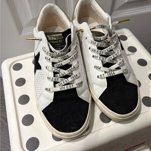 Vintage Havana Black and White Sneakers